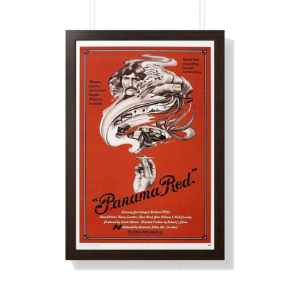 PANAMA RED 1976 - Framed Movie Poster - The Sticker Space