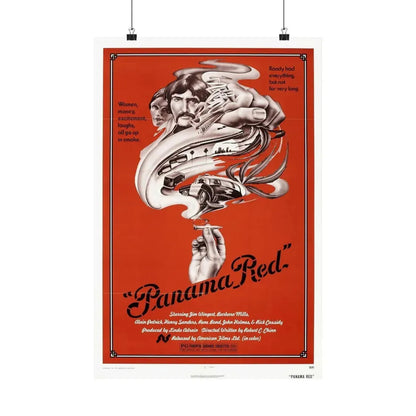 PANAMA RED 1976 - Paper Movie Poster - The Sticker Space
