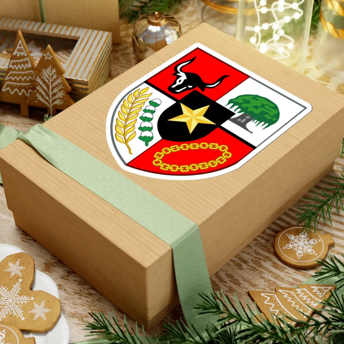 Pancasila Perisai (Indonesia) (Coat of Arms) STICKER Vinyl Kiss-Cut Decal - The Sticker Space