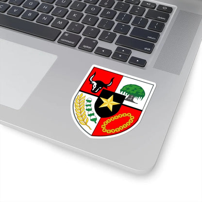 Pancasila Perisai (Indonesia) (Coat of Arms) STICKER Vinyl Kiss-Cut Decal - The Sticker Space