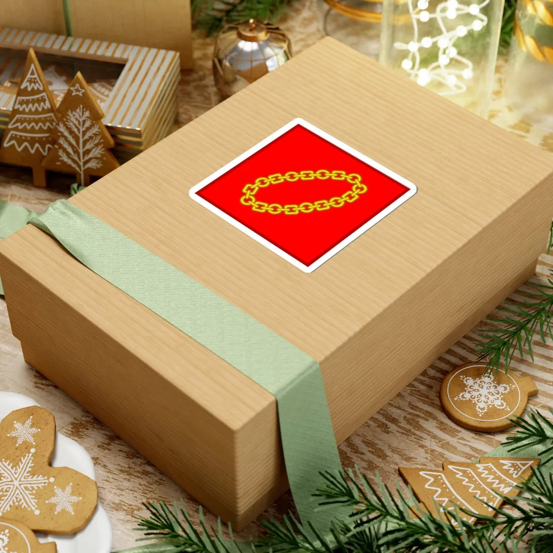 Pancasila Sila 2 Chain (Indonesia) (Coat of Arms) STICKER Vinyl Kiss-Cut Decal - The Sticker Space