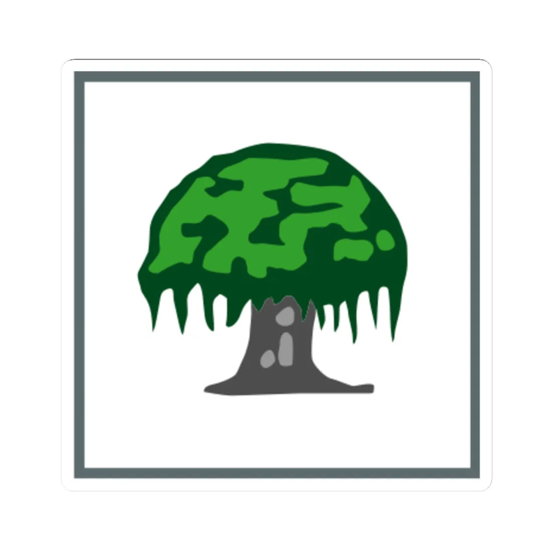 Pancasila Sila 3 Banyan Tree (Indonesia) (Coat of Arms) STICKER Vinyl Kiss-Cut Decal 4 Inch White - The Sticker Space