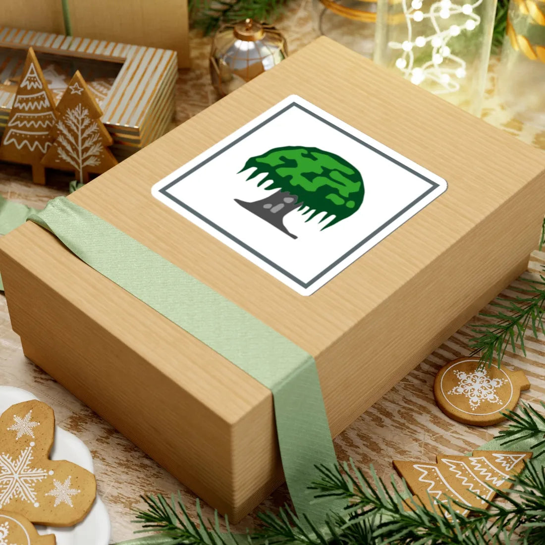 Pancasila Sila 3 Banyan Tree (Indonesia) (Coat of Arms) STICKER Vinyl Kiss-Cut Decal - The Sticker Space