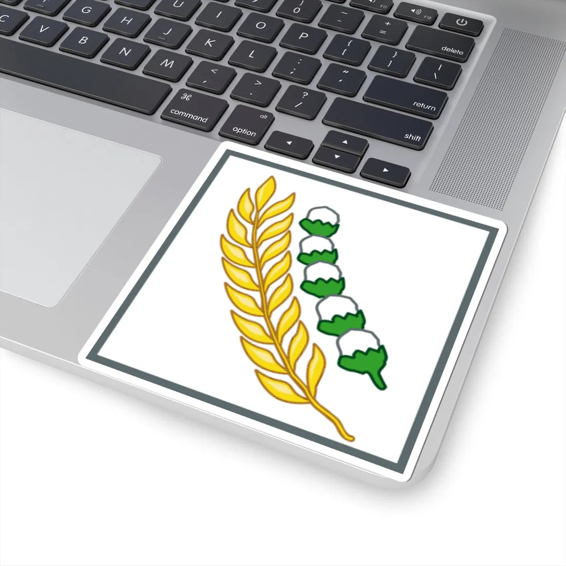 Pancasila Sila 5 Rice and Cotton (Indonesia) (Coat of Arms) STICKER Vinyl Kiss-Cut Decal - The Sticker Space