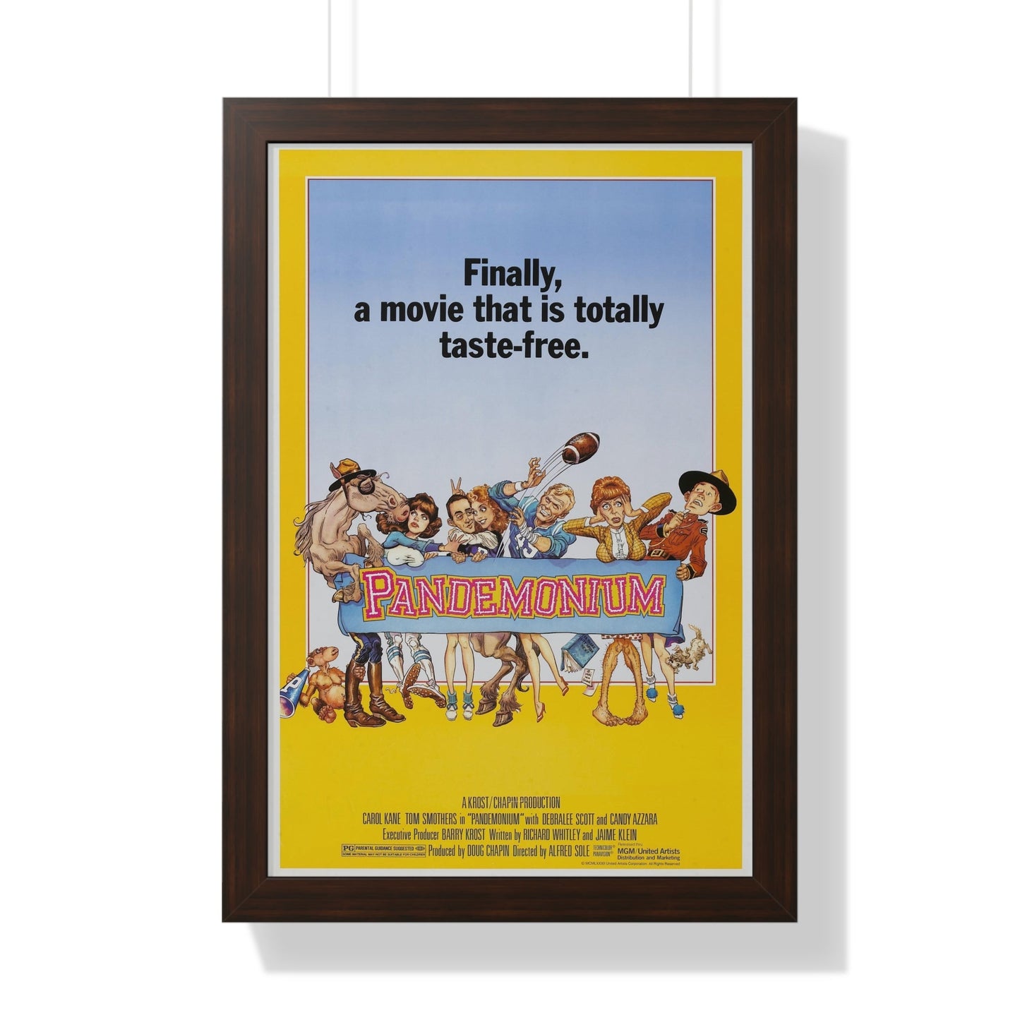 PANDEMONIUM 1982 - Framed Movie Poster-16″ x 24″-The Sticker Space