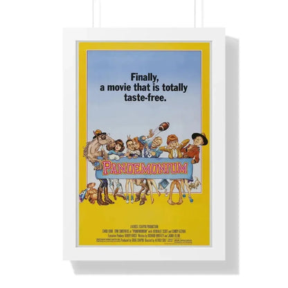 PANDEMONIUM 1982 - Framed Movie Poster 16″ x 24″ White - The Sticker Space