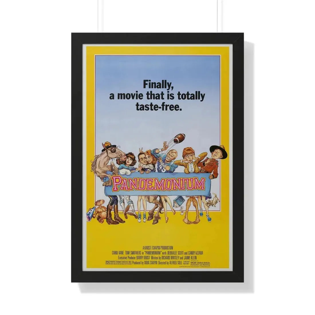 PANDEMONIUM 1982 - Framed Movie Poster - The Sticker Space