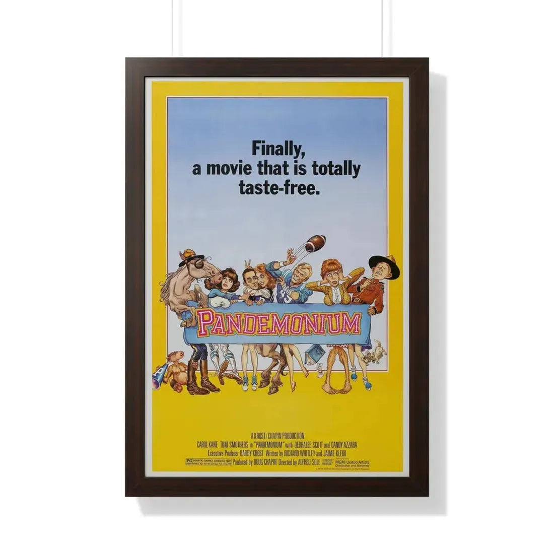 PANDEMONIUM 1982 - Framed Movie Poster - The Sticker Space