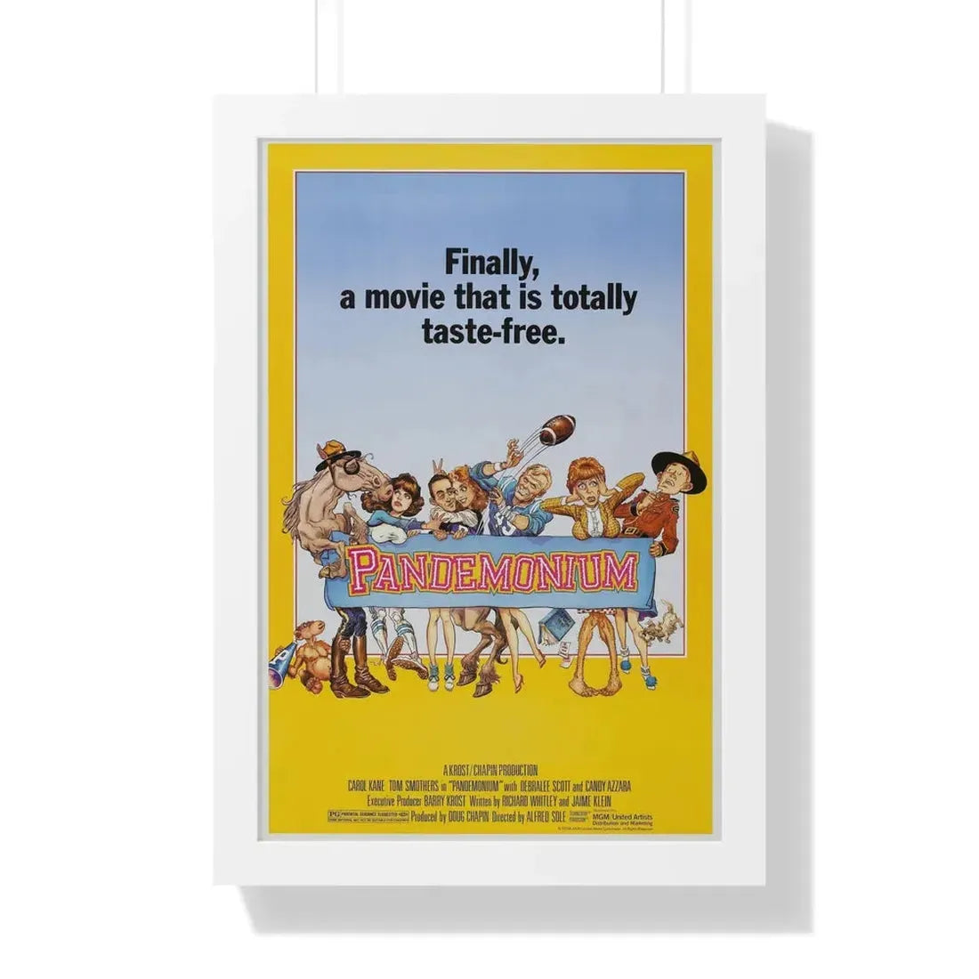 PANDEMONIUM 1982 - Framed Movie Poster - The Sticker Space