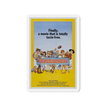 PANDEMONIUM 1982 Movie Poster - Refrigerator Magnet 3 Inch Die-Cut - The Sticker Space