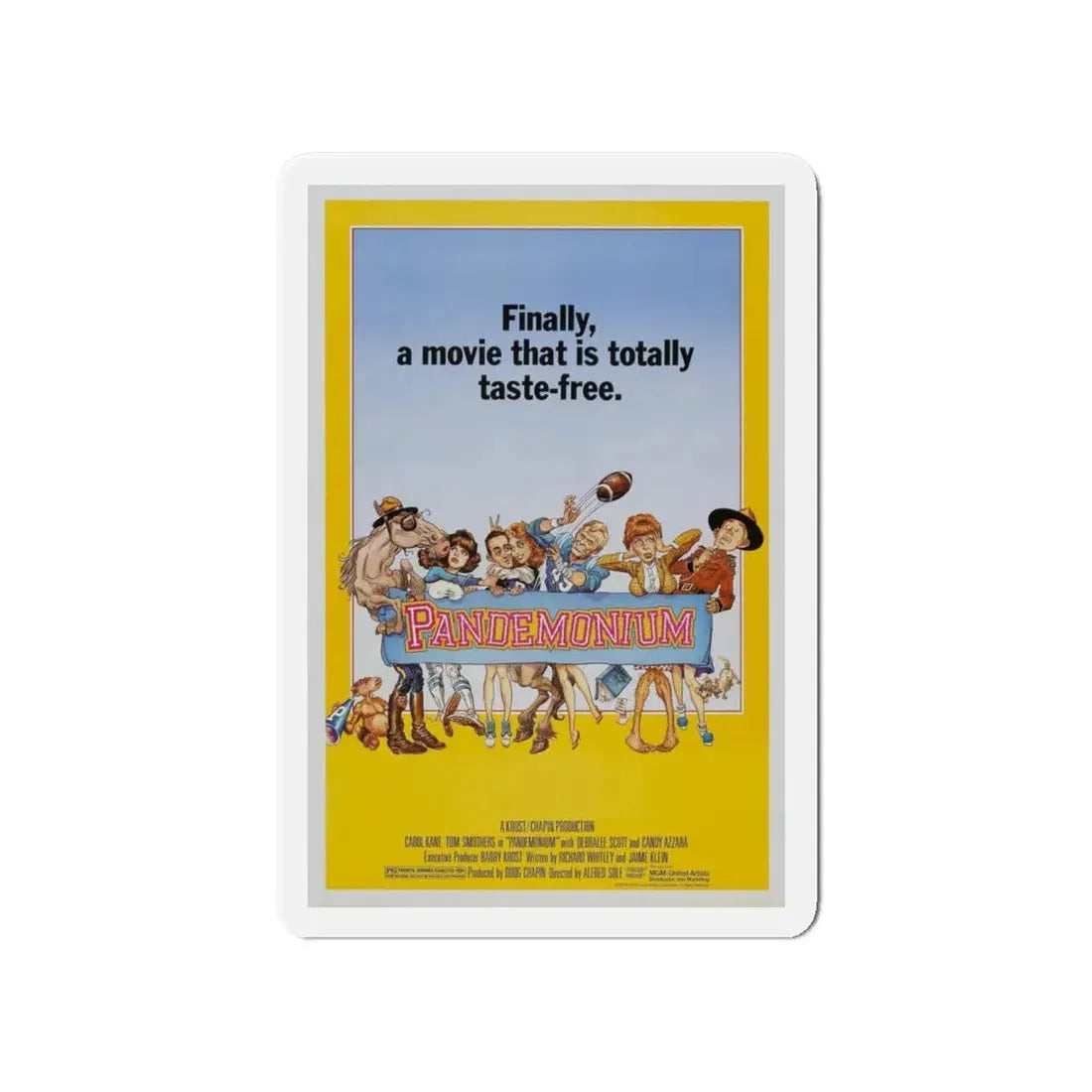 PANDEMONIUM 1982 Movie Poster - Refrigerator Magnet - The Sticker Space