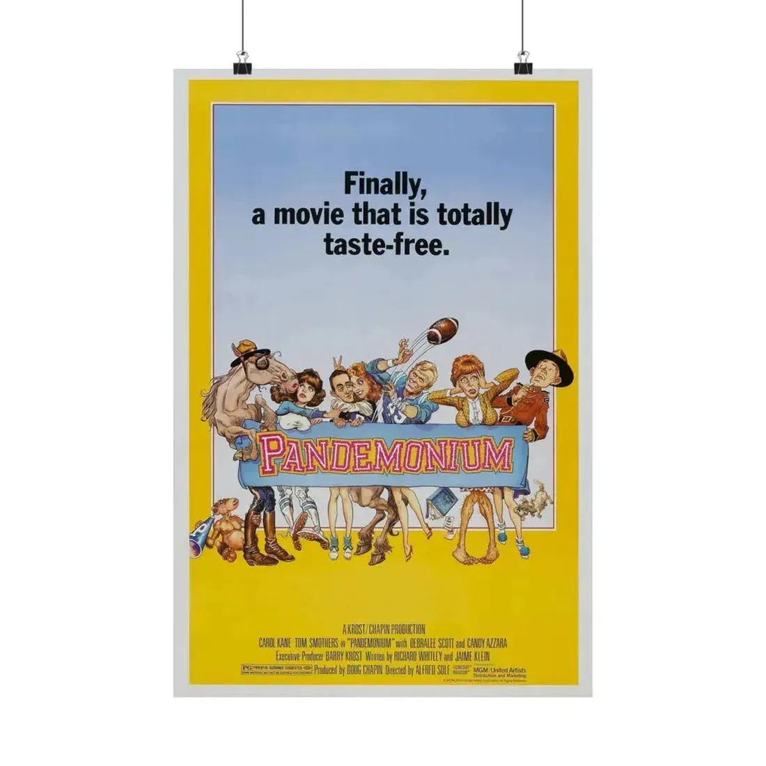 PANDEMONIUM 1982 - Paper Movie Poster 16″ x 24″ Matte - The Sticker Space