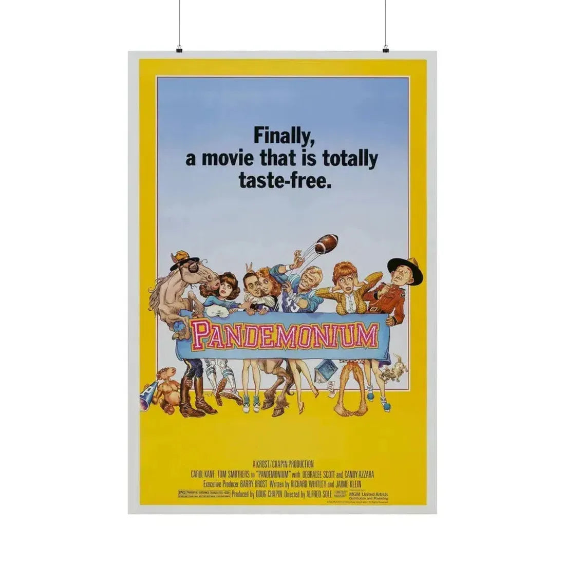 PANDEMONIUM 1982 - Paper Movie Poster 36" x 54" Matte - The Sticker Space