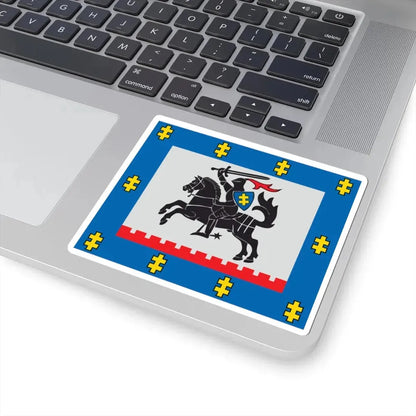 Panevezys County flag (Lithuania) STICKER Vinyl Kiss-Cut Decal - The Sticker Space