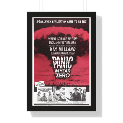 PANIC IN YEAR ZERO 1962 - Framed Movie Poster-16″ x 24″-The Sticker Space