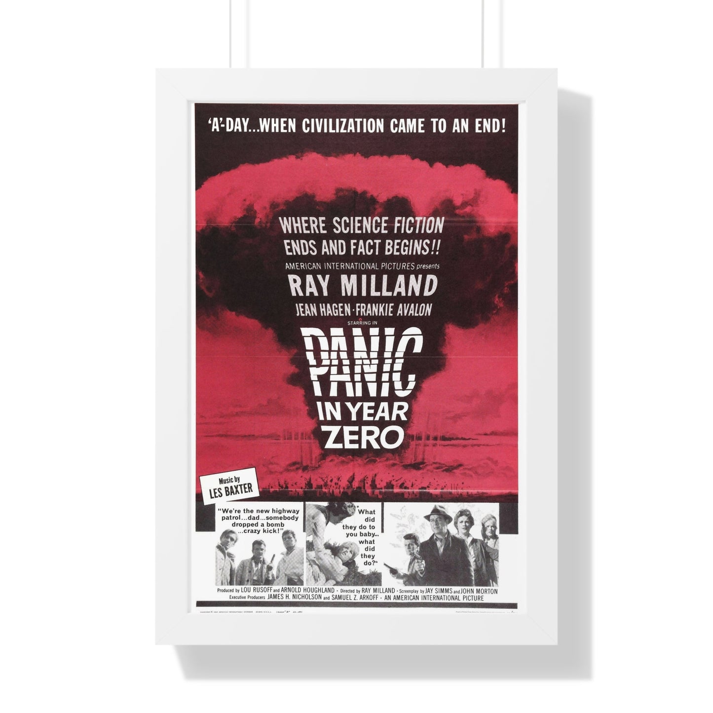 PANIC IN YEAR ZERO 1962 - Framed Movie Poster-16″ x 24″-The Sticker Space