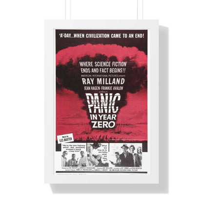 PANIC IN YEAR ZERO 1962 - Framed Movie Poster-16″ x 24″-The Sticker Space