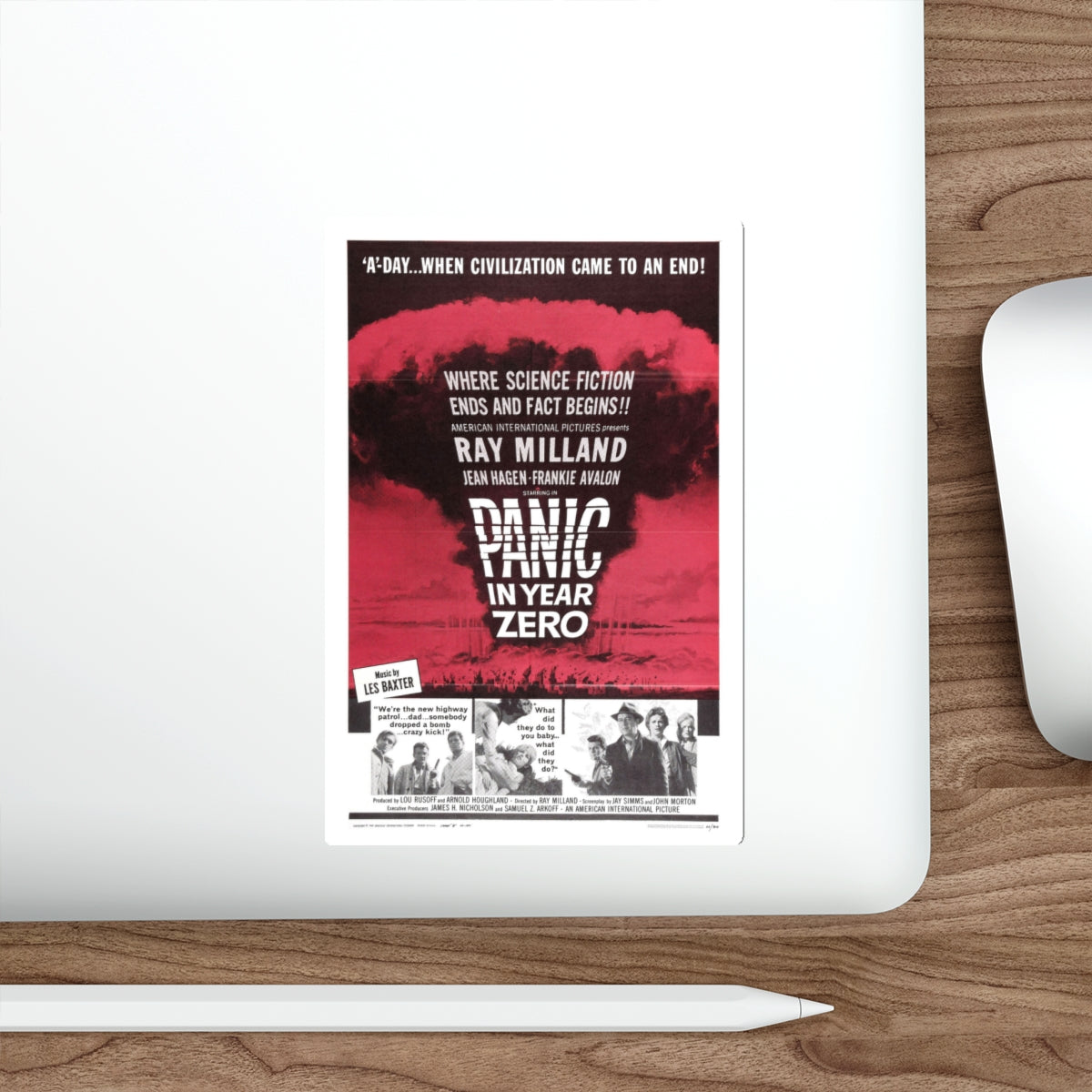 PANIC IN YEAR ZERO 1962 Movie Poster STICKER Vinyl Die-Cut Decal-The Sticker Space