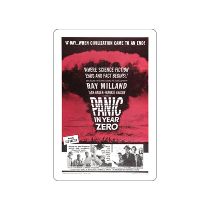 PANIC IN YEAR ZERO 1962 Movie Poster STICKER Vinyl Die-Cut Decal-White-The Sticker Space