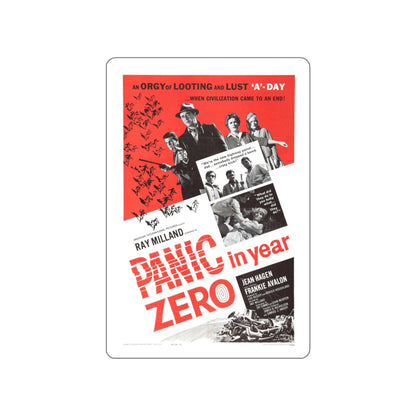 PANIC IN YEAR ZERO (2) 1962 Movie Poster STICKER Vinyl Die-Cut Decal-White-The Sticker Space