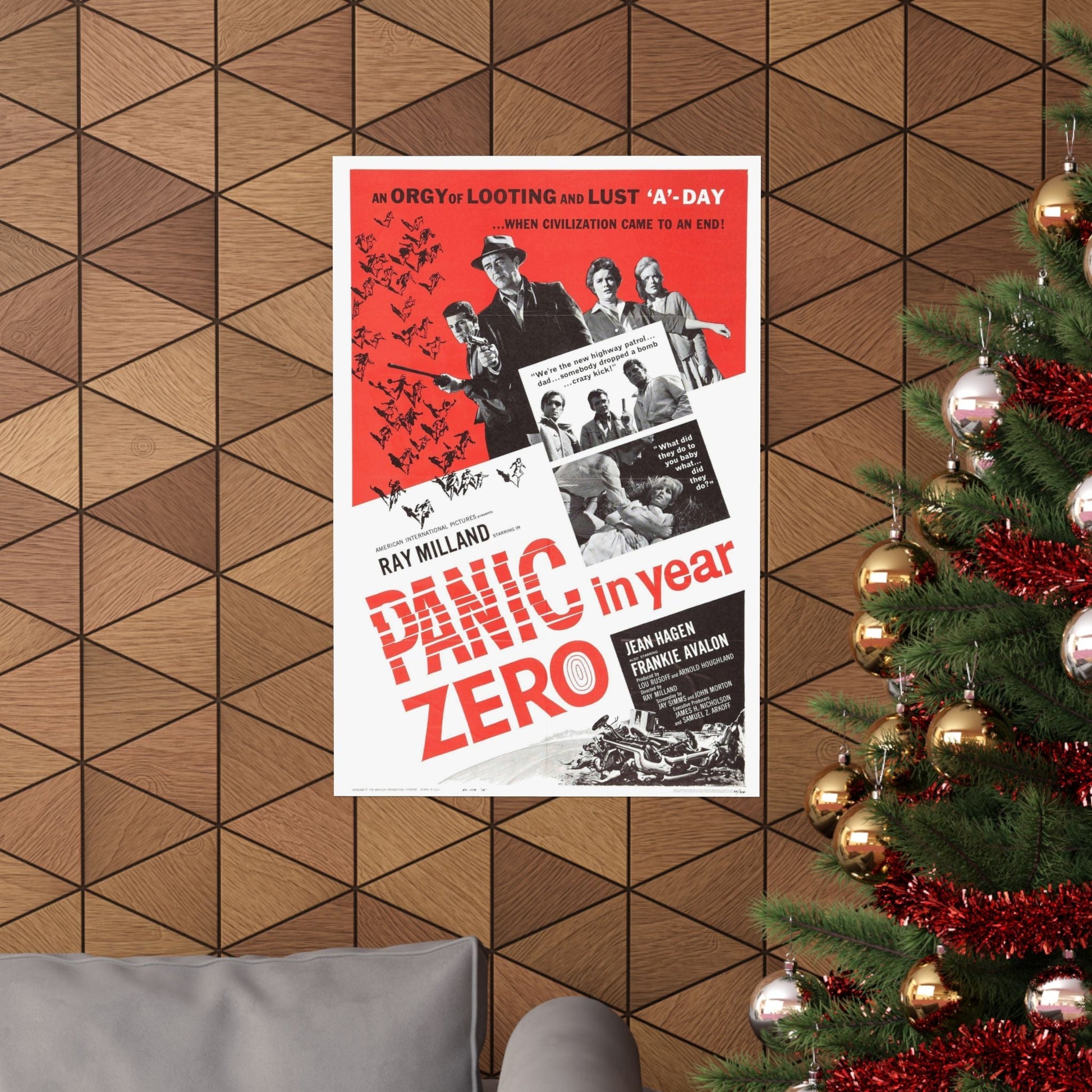 PANIC IN YEAR ZERO (2) 1962 - Paper Movie Poster-The Sticker Space