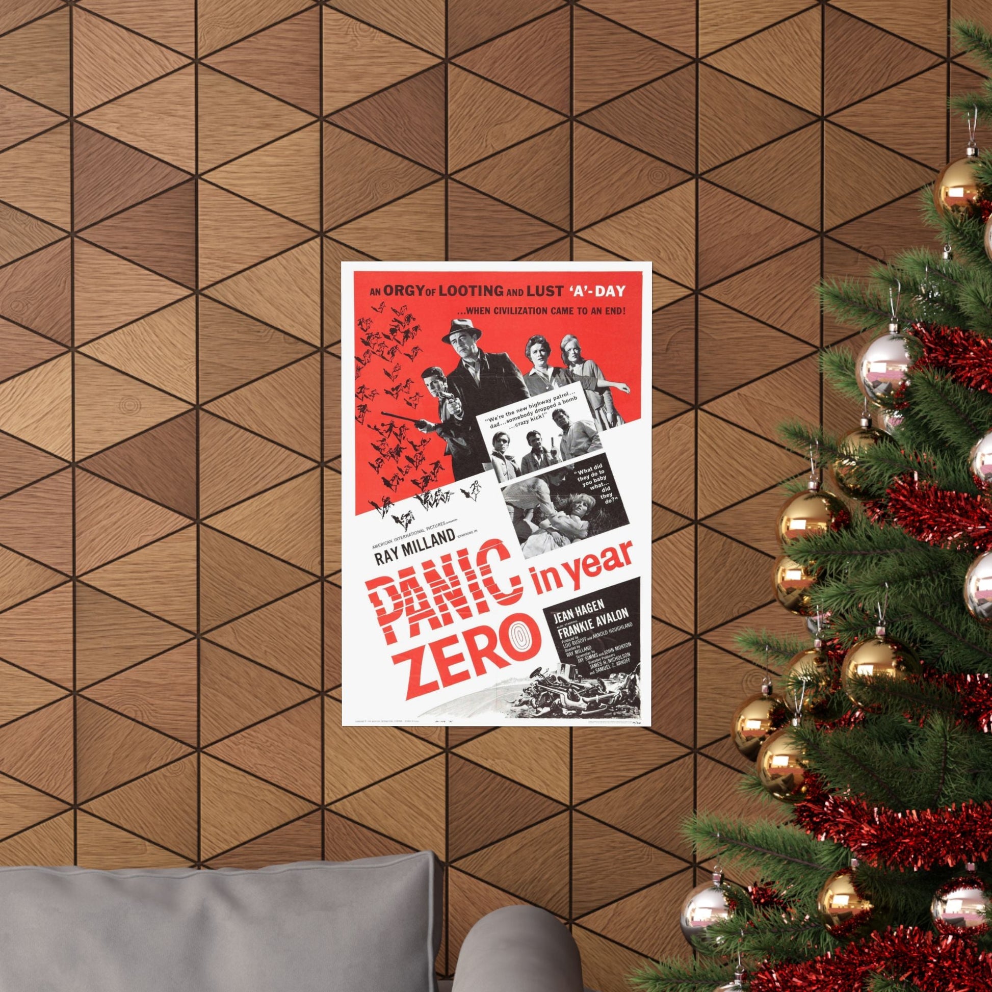 PANIC IN YEAR ZERO (2) 1962 - Paper Movie Poster-The Sticker Space