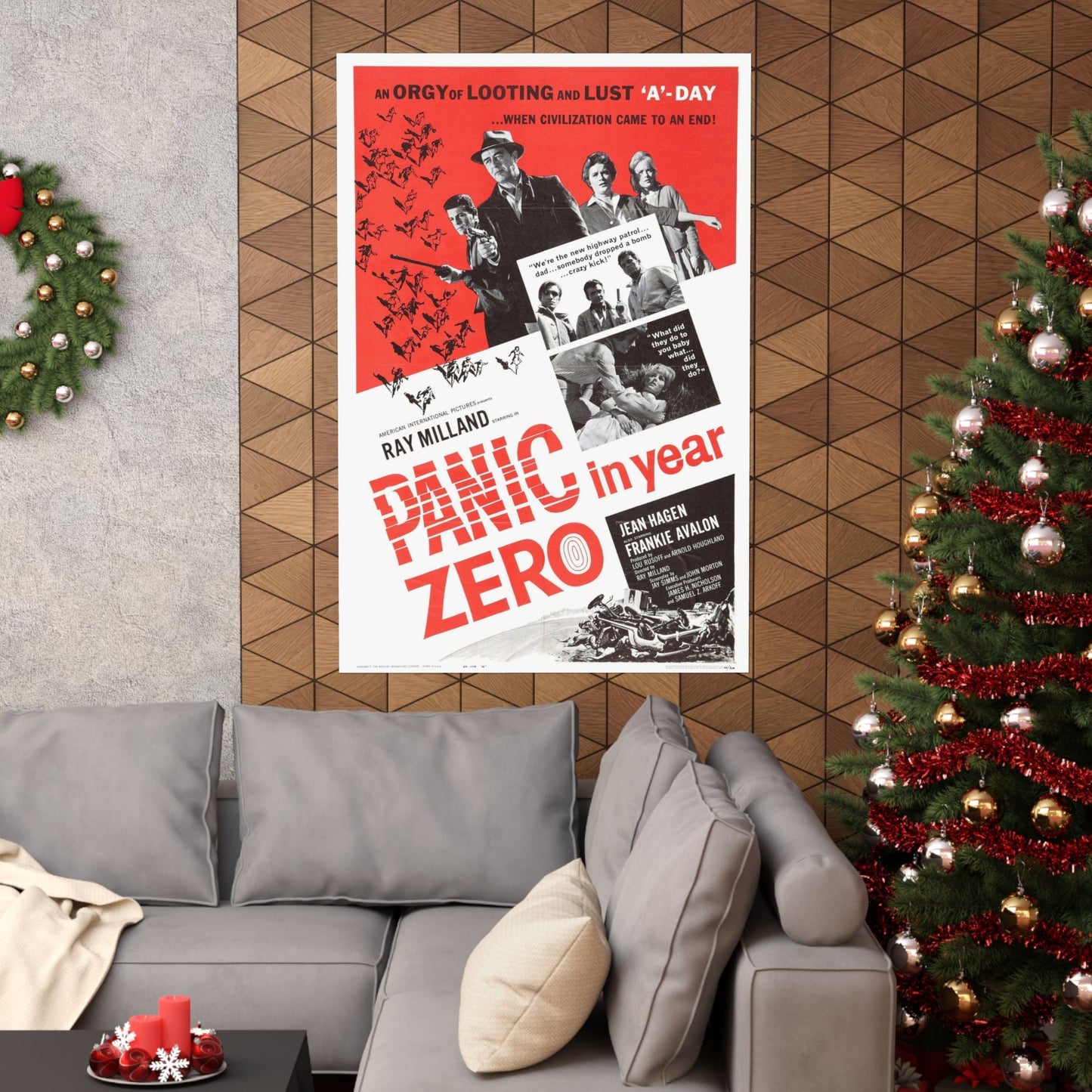 PANIC IN YEAR ZERO (2) 1962 - Paper Movie Poster-The Sticker Space