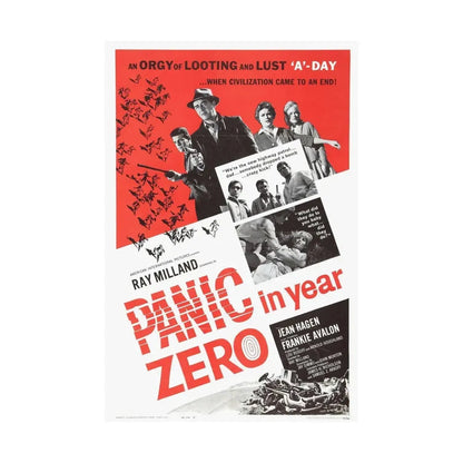 PANIC IN YEAR ZERO (2) 1962 - Paper Movie Poster - The Sticker Space