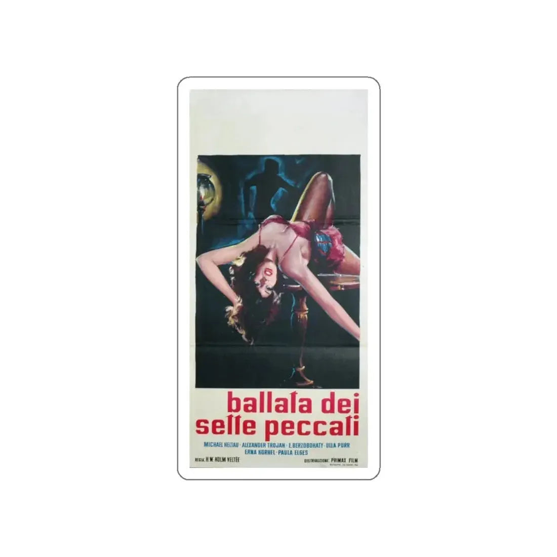 PANOPTIKUM 59 1959 Movie Poster STICKER Vinyl Die-Cut Decal 4 Inch - The Sticker Space