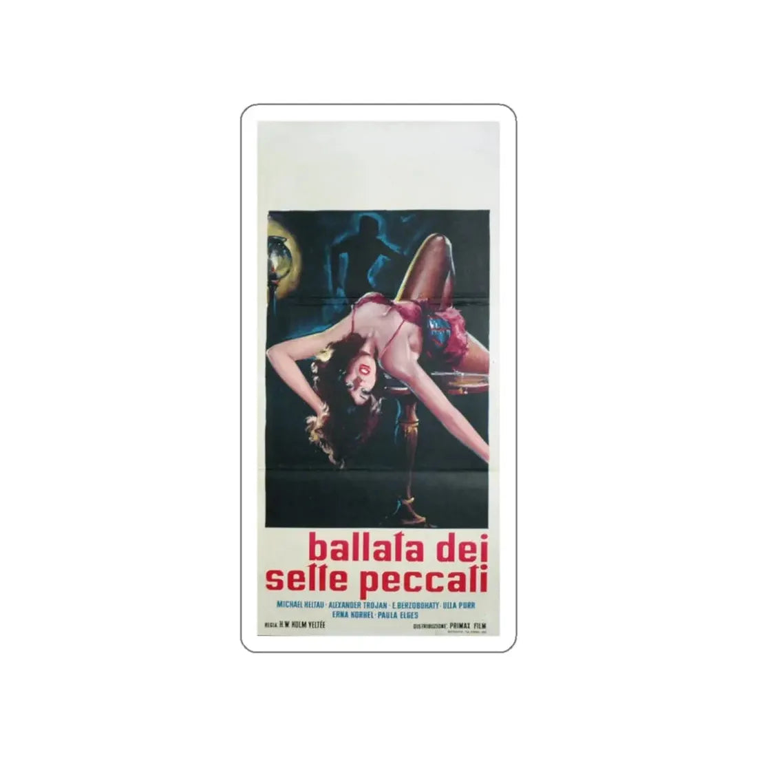 PANOPTIKUM 59 1959 Movie Poster STICKER Vinyl Die-Cut Decal - The Sticker Space