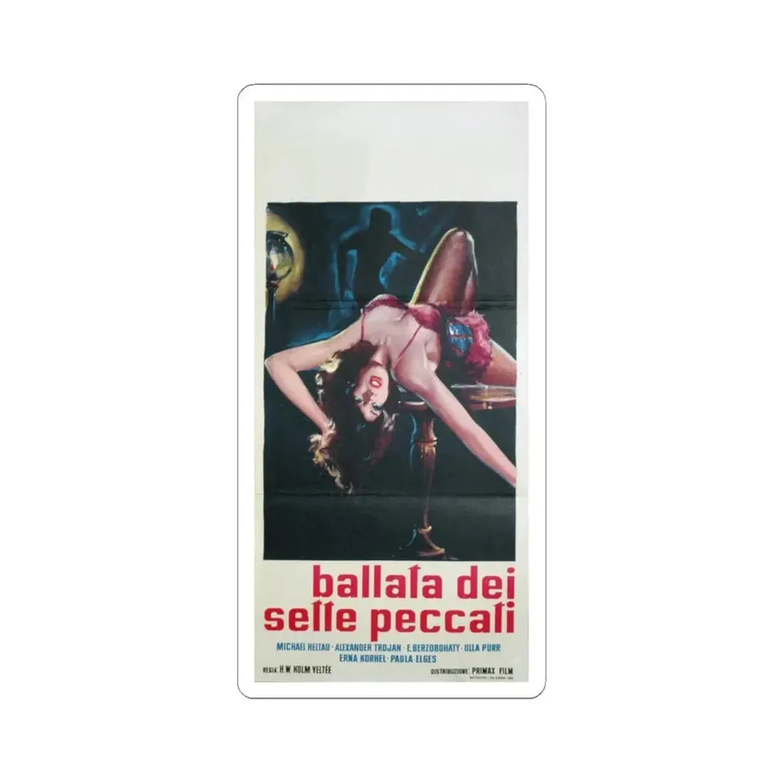 PANOPTIKUM 59 1959 Movie Poster - STICKER Vinyl Kiss-Cut Decal 4 Inch White - The Sticker Space