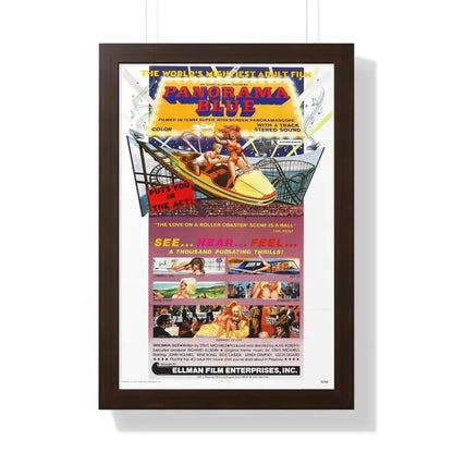 PANORAMA BLUE 1974 - Framed Movie Poster - The Sticker Space