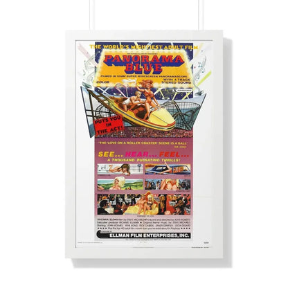 PANORAMA BLUE 1974 - Framed Movie Poster - The Sticker Space