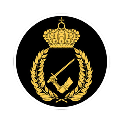 Pansartruppernas officershögskola vapen (Sweden) (Coat of Arms) STICKER Vinyl Kiss-Cut Decal 2 Inch White - The Sticker Space