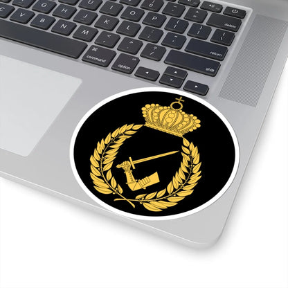 Pansartruppernas officershögskola vapen (Sweden) (Coat of Arms) STICKER Vinyl Kiss-Cut Decal - The Sticker Space