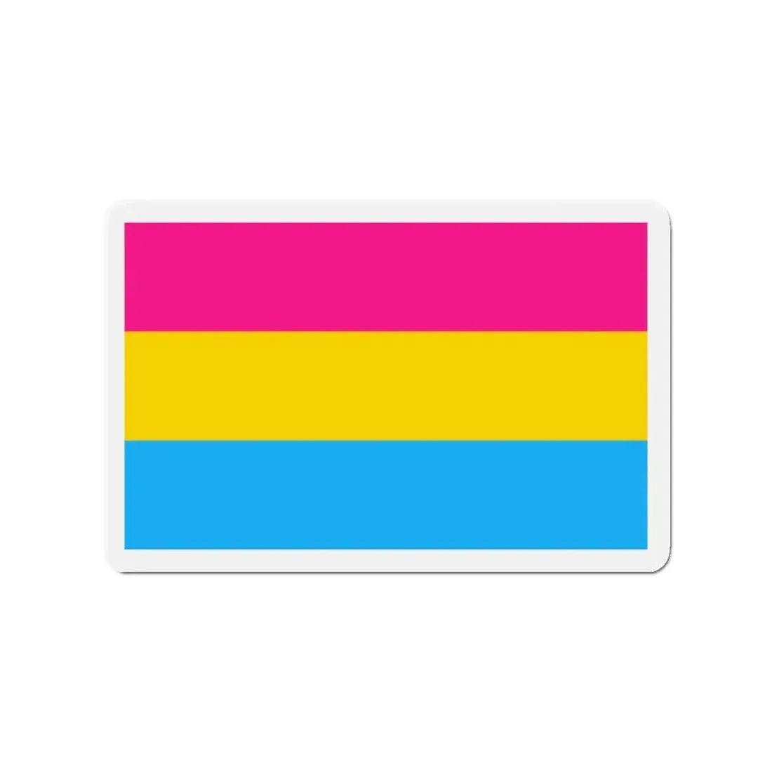 Pansexuality Pride Flag - Refrigerator Magnet 2 Inch - The Sticker Space