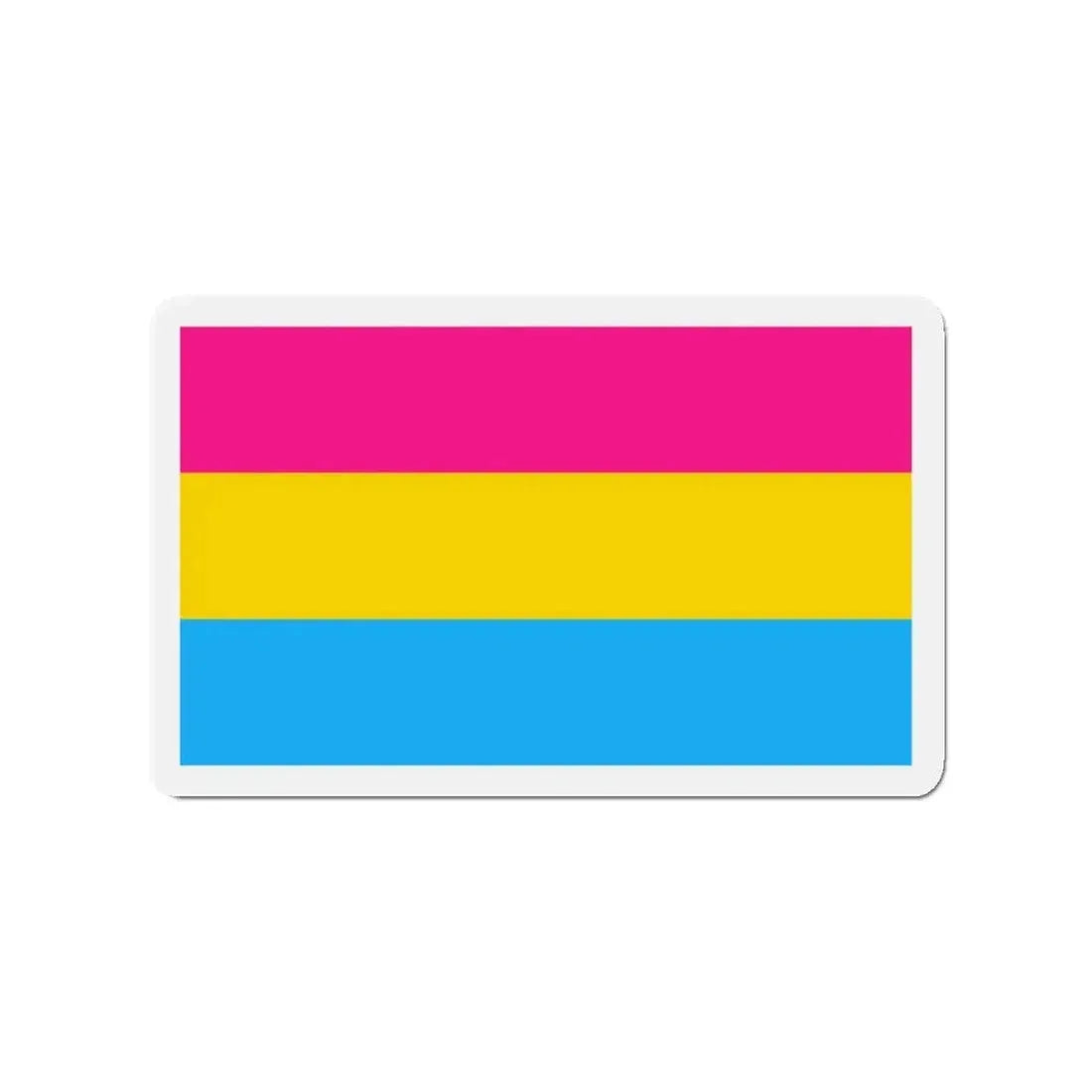 Pansexuality Pride Flag - Refrigerator Magnet 3 Inch - The Sticker Space