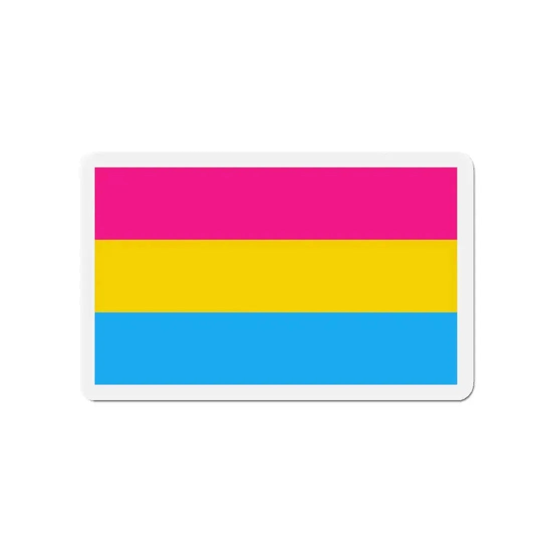 Pansexuality Pride Flag - Refrigerator Magnet 4 Inch - The Sticker Space