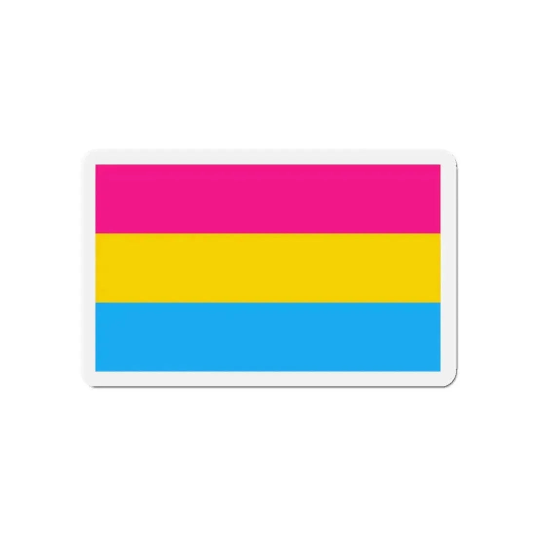 Pansexuality Pride Flag - Refrigerator Magnet 5 Inch - The Sticker Space