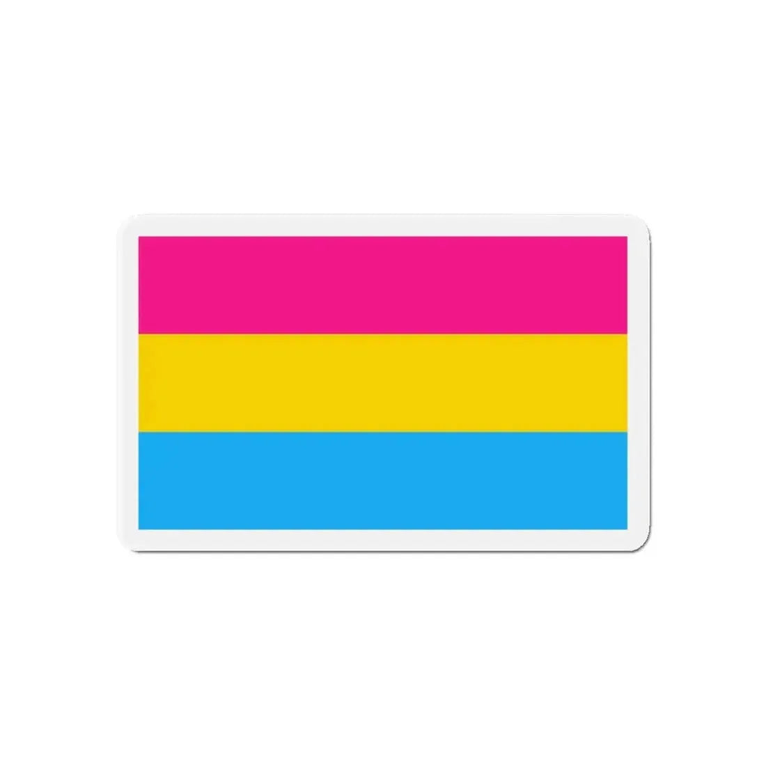 Pansexuality Pride Flag - Refrigerator Magnet 6 Inch - The Sticker Space