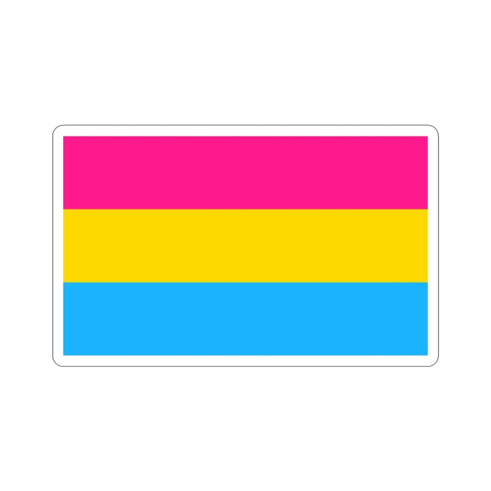 Pansexuality Pride Flag STICKER Vinyl Die-Cut Decal-2 Inch-The Sticker Space