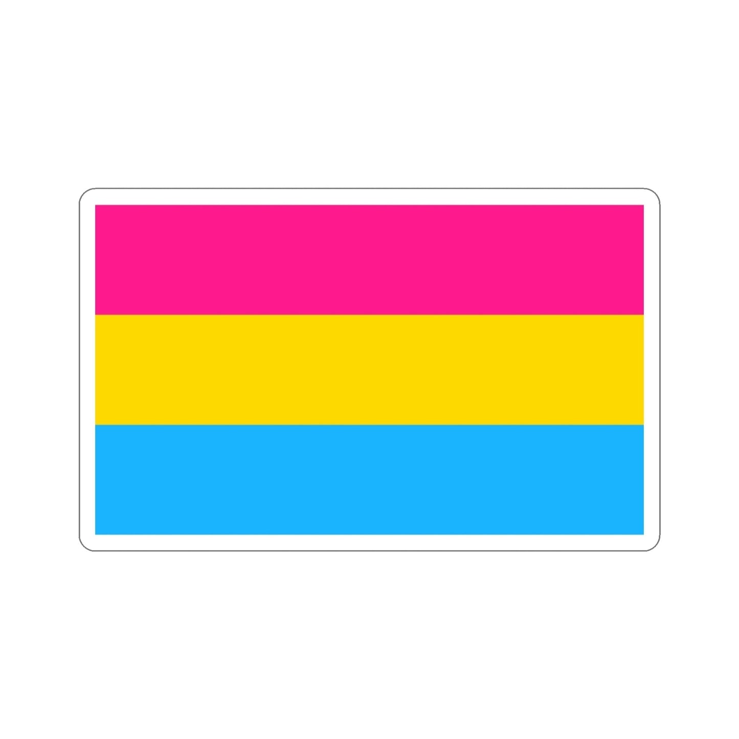 Pansexuality Pride Flag STICKER Vinyl Die-Cut Decal-3 Inch-The Sticker Space