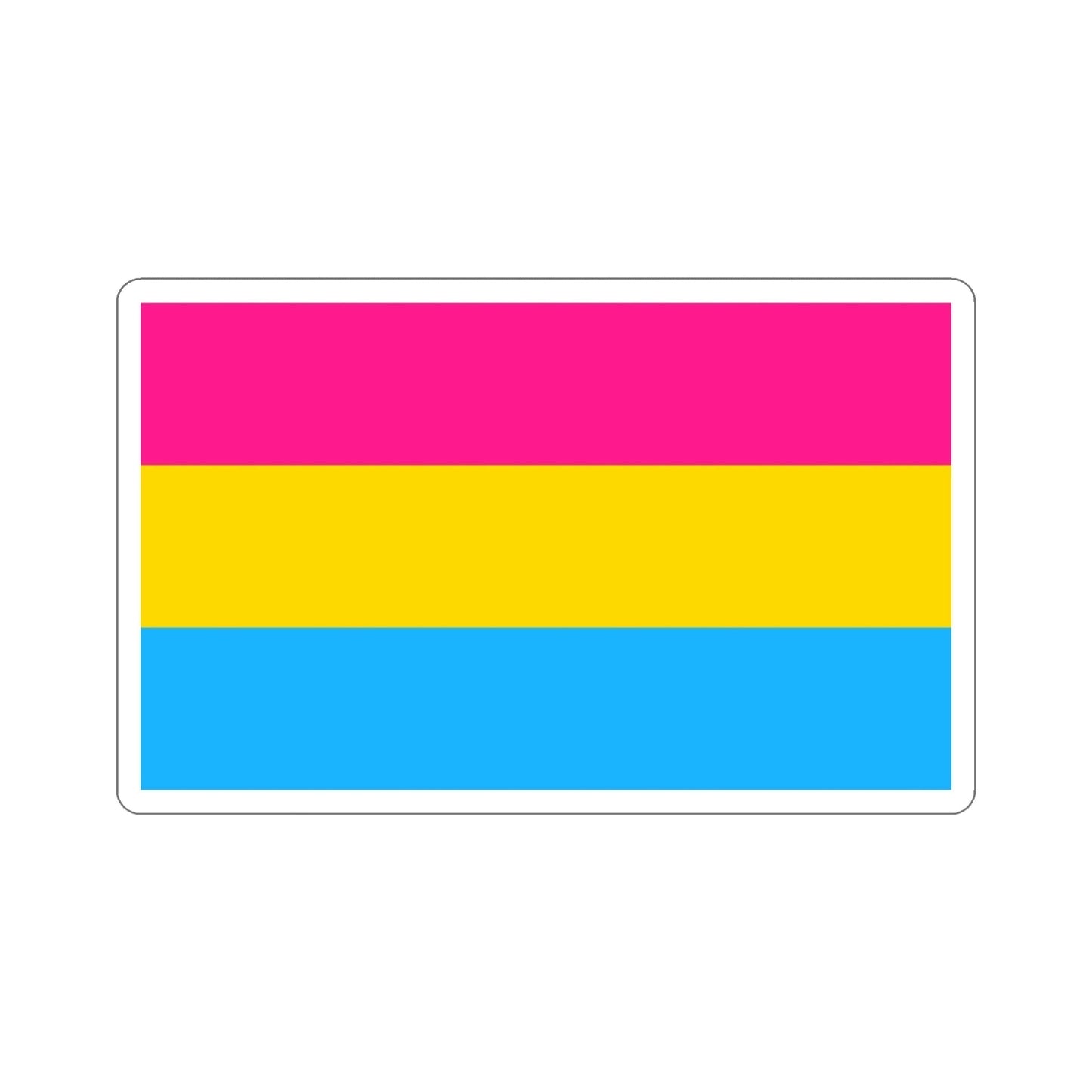 Pansexuality Pride Flag STICKER Vinyl Die-Cut Decal-4 Inch-The Sticker Space