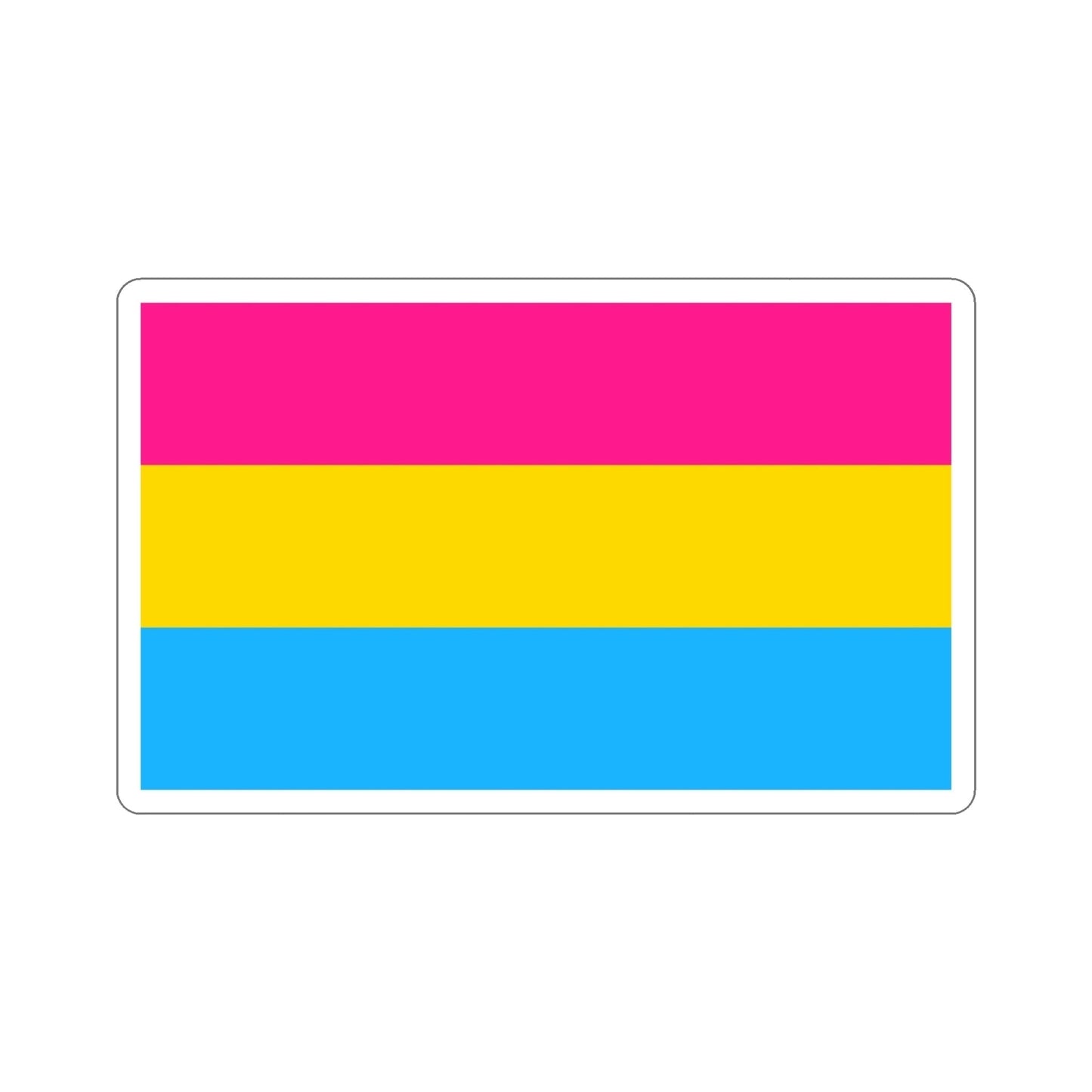 Pansexuality Pride Flag STICKER Vinyl Die-Cut Decal-5 Inch-The Sticker Space