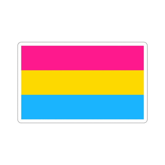 Pansexuality Pride Flag STICKER Vinyl Die-Cut Decal-6 Inch-The Sticker Space