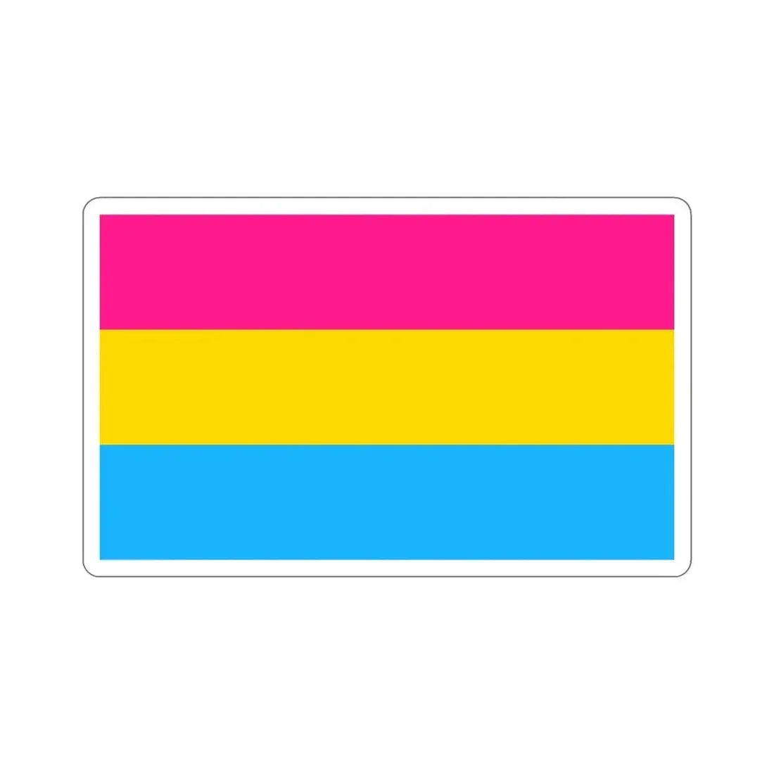 Pansexuality Pride Flag STICKER Vinyl Die-Cut Decal - The Sticker Space