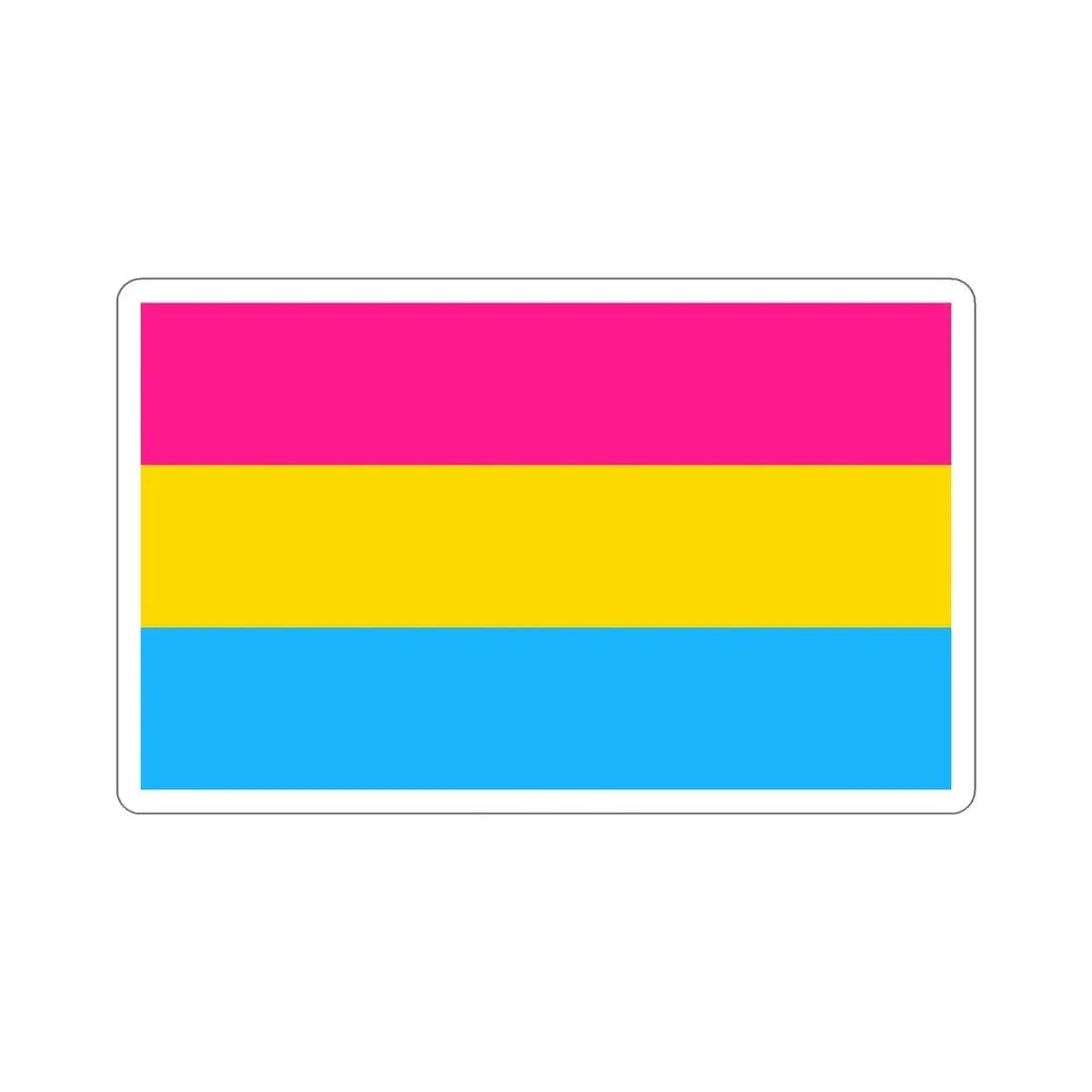Pansexuality Pride Flag STICKER Vinyl Die-Cut Decal - The Sticker Space