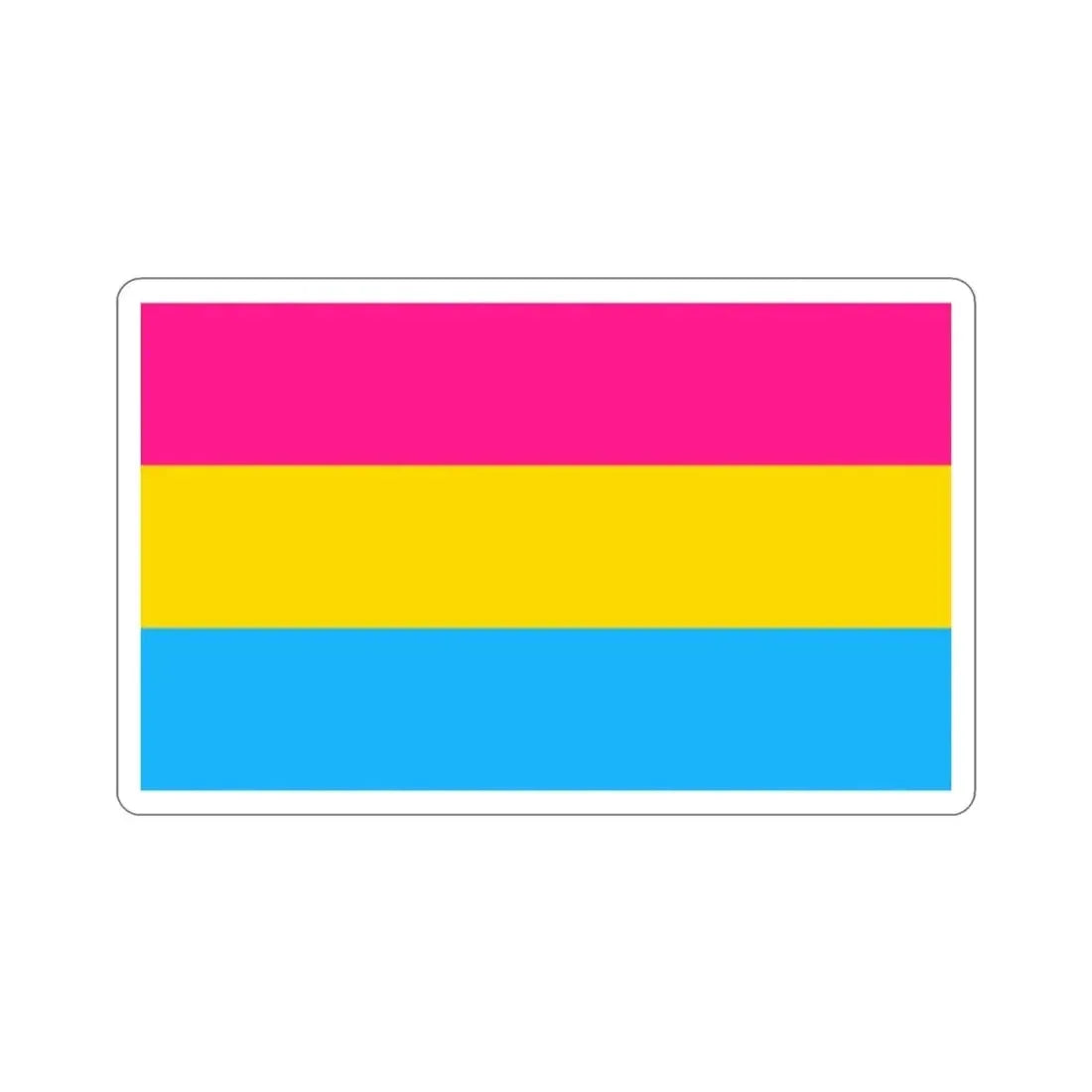 Pansexuality Pride Flag STICKER Vinyl Die-Cut Decal - The Sticker Space