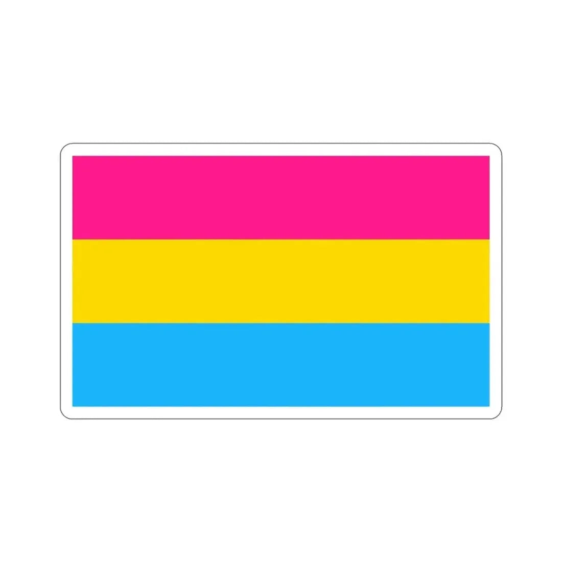 Pansexuality Pride Flag STICKER Vinyl Die-Cut Decal - The Sticker Space