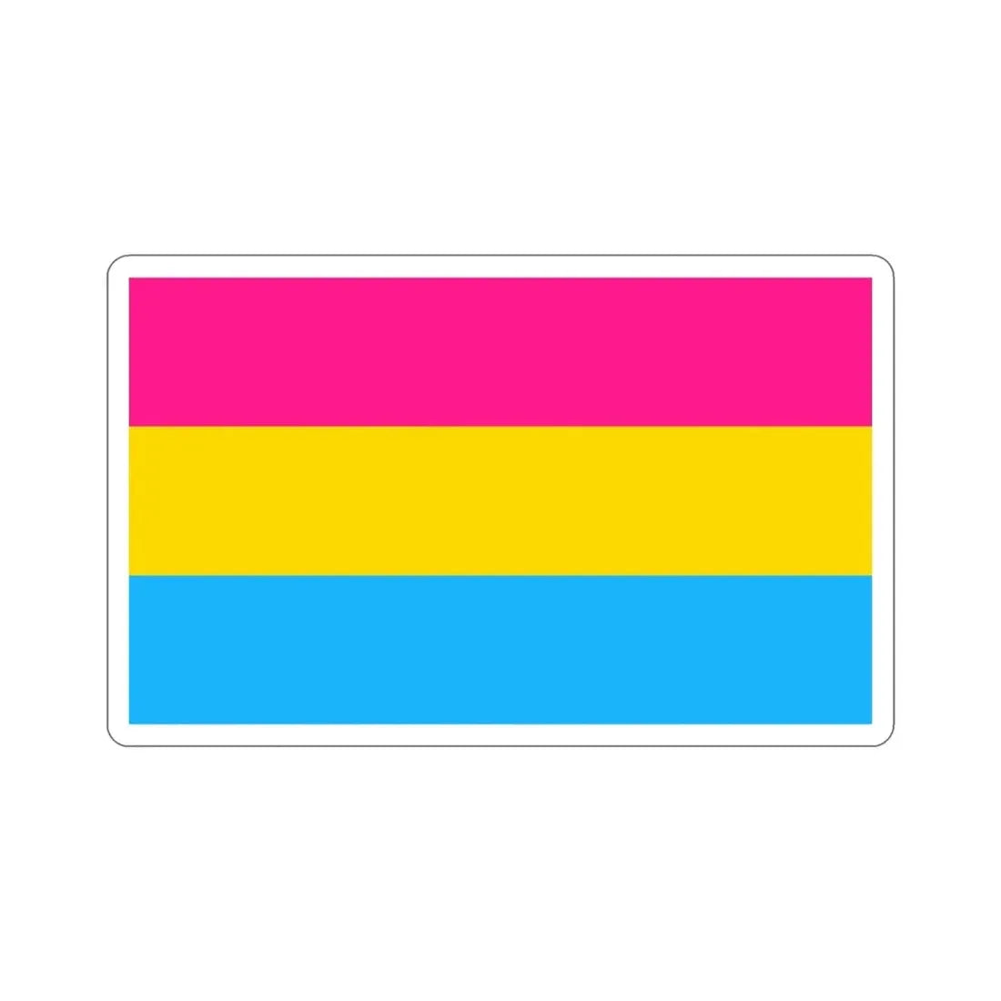 Pansexuality Pride Flag STICKER Vinyl Die-Cut Decal - The Sticker Space